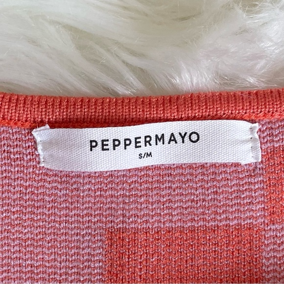 Jorja Knit Mini Dress in Coral Geo from Peppermayo - Picture 11 of 14